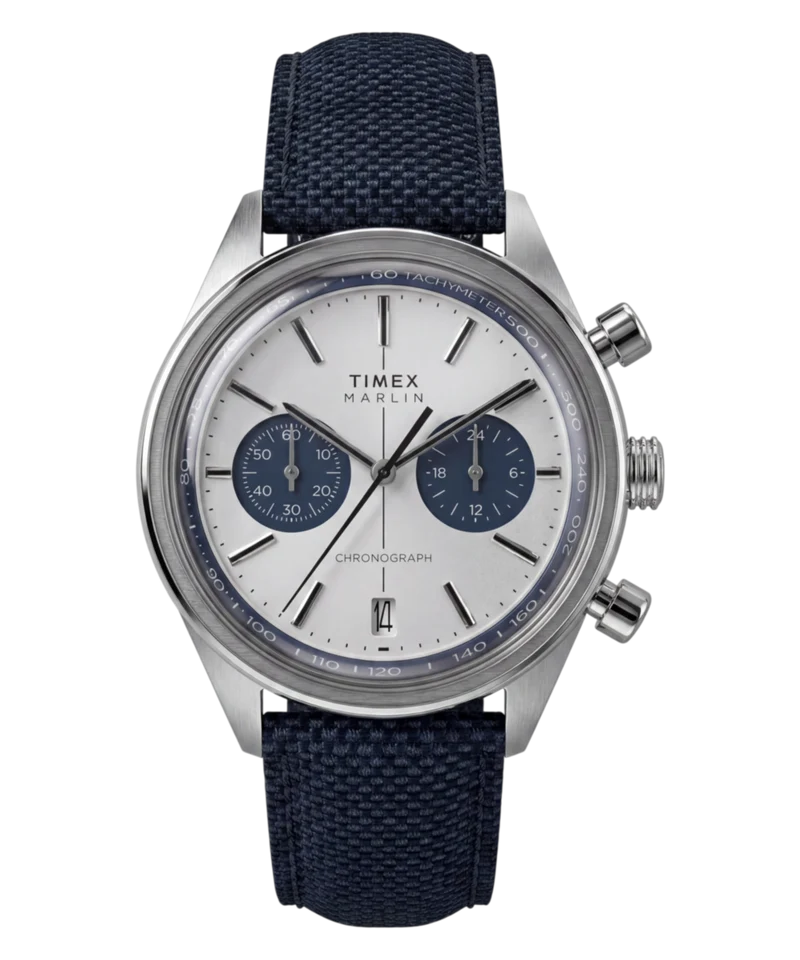 Marlin® Jet Chronograph 40mm Fabric Strap Watch