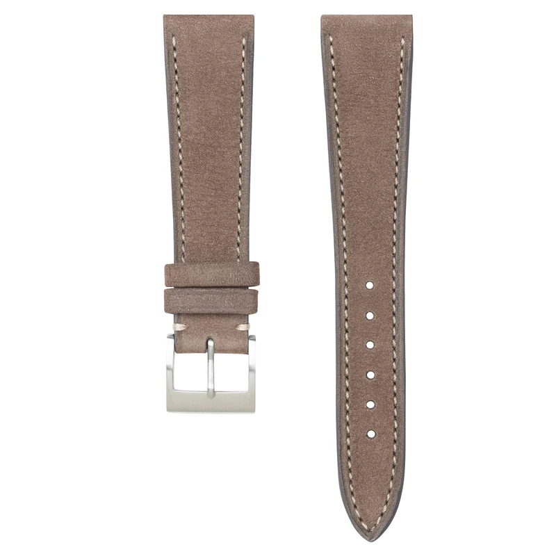 Monochrome - Correa de reloj de nobuk - Taupe