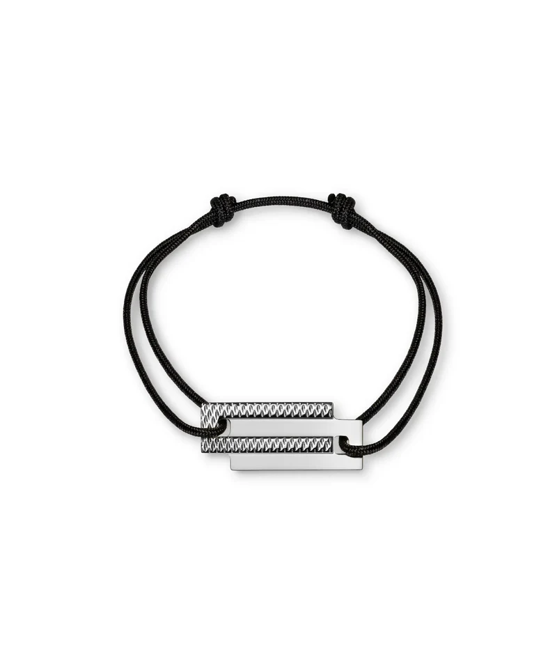 Pulsera con cordón de plata | EMBRACE.X