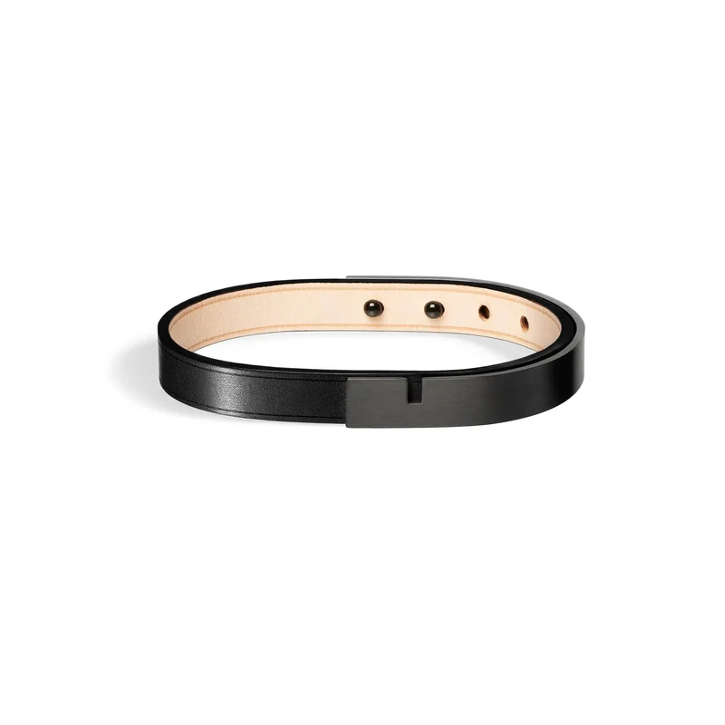 Pulsera de hombre en acero negro | U-TURN.9