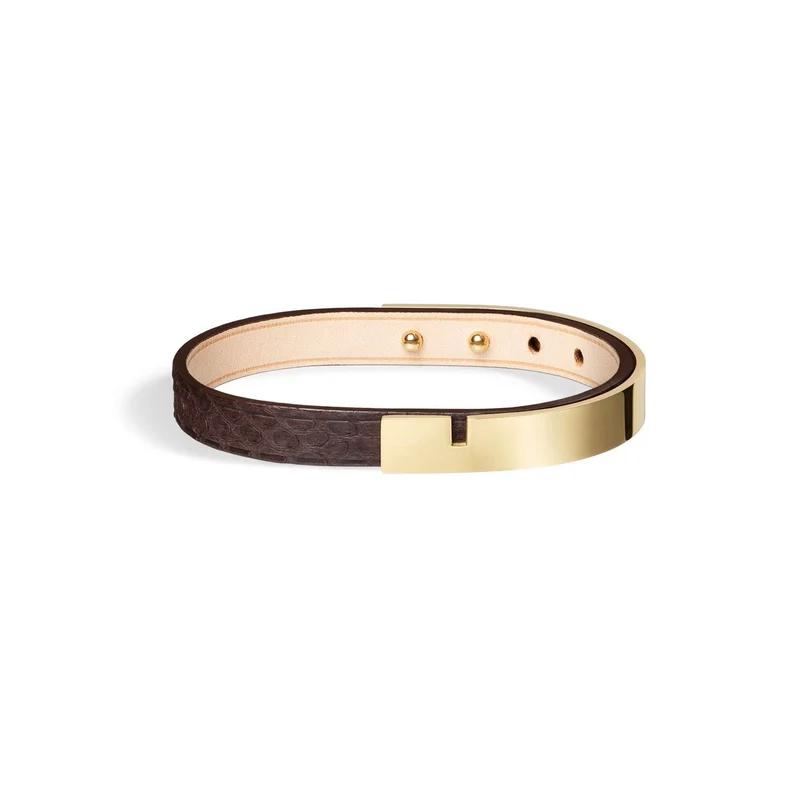 Pulsera hombre python oro | U-TURN.9