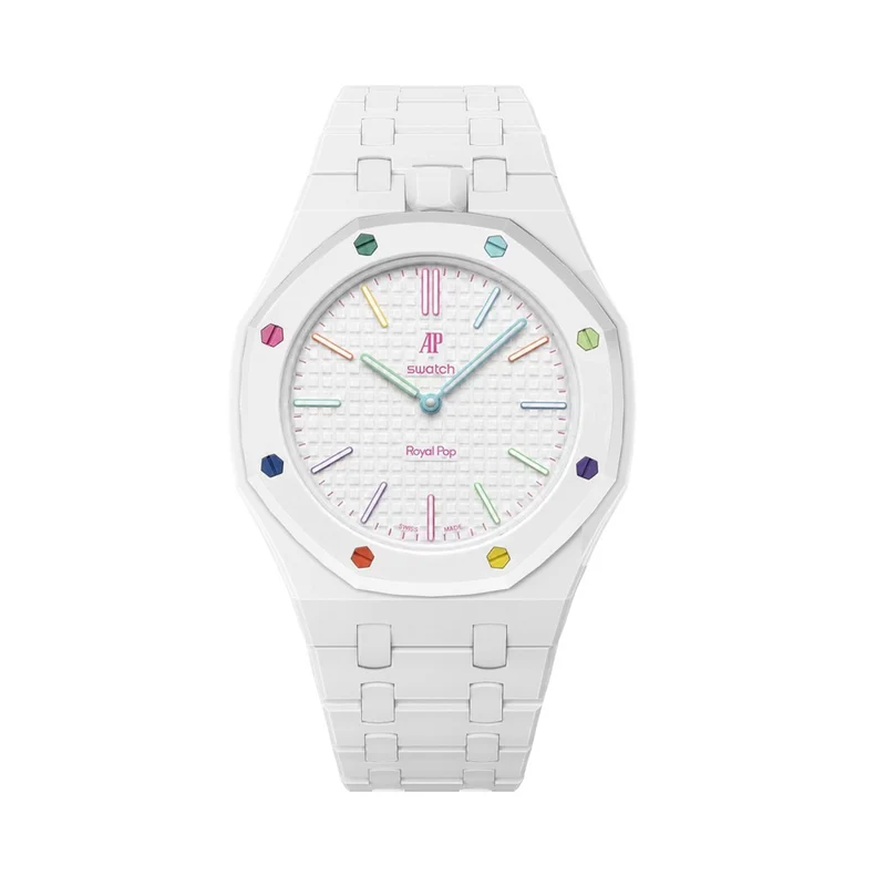 Bioceramic Bracelet for the Swatch x AP Royal Pop Huit Blanc