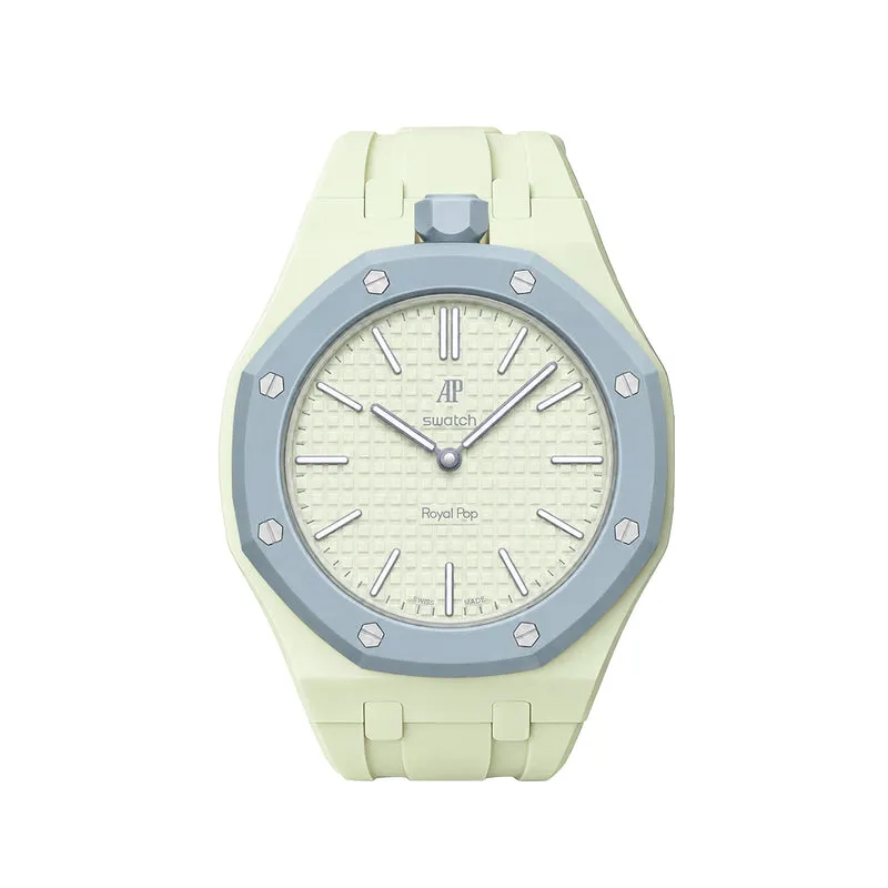 Rubber strap & Case for the Swatch x AP Royal Pop Blaue Acht