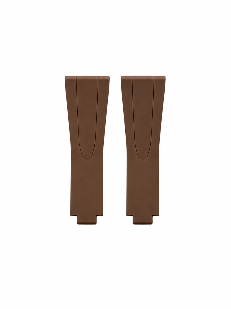 Brown FKM Rubber Strap for Daytona Oysterflex®