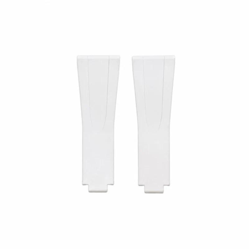 White FKM Rubber Strap for Daytona Oysterflex®