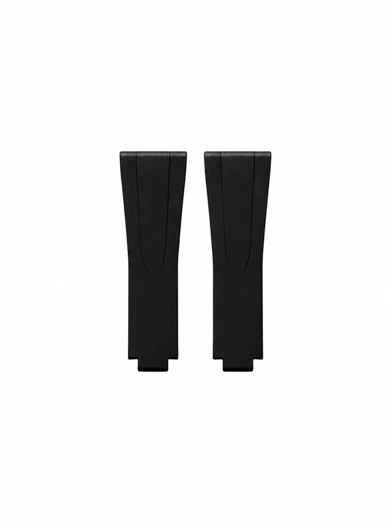Black FKM Rubber Strap for Daytona Oysterflex®