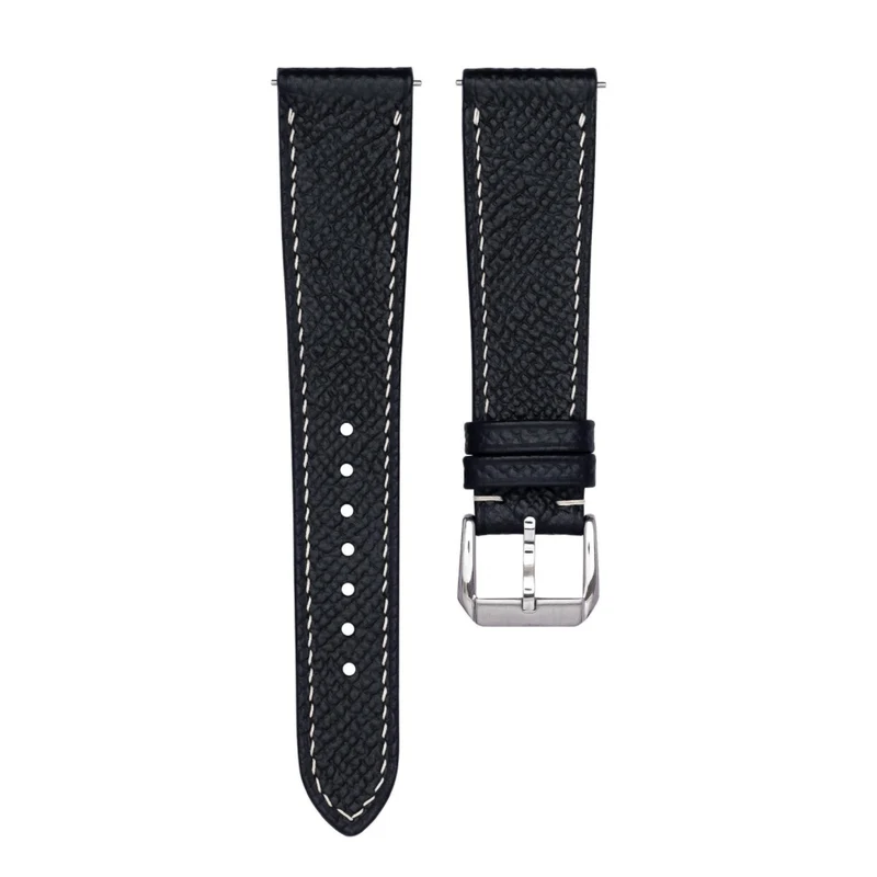 Black Epsom Leather Strap