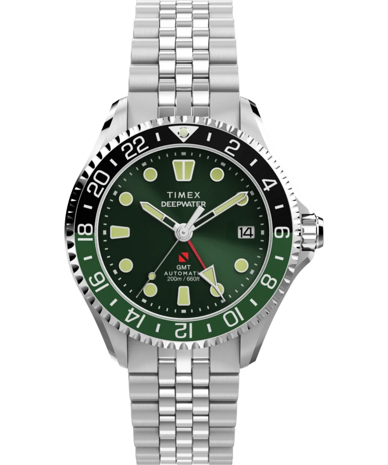 Deepwater Meridian 200 Automatic GMT 42mm Stainless Steel Bracelet Watch