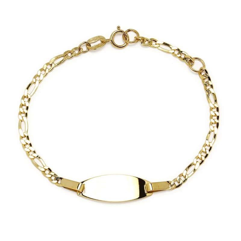 Pulsera Nomeolvides Progresiva de Oro de 9 Quilates para Bebé