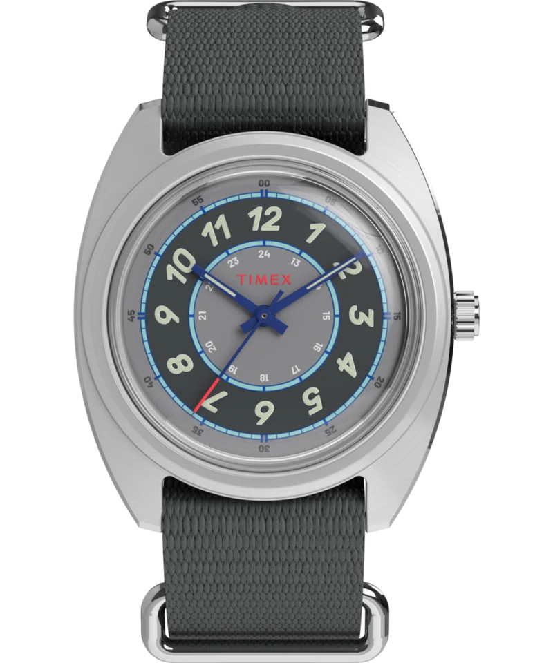 Worn & Wound x Timex Storm 37mm Fabric Strap Watch