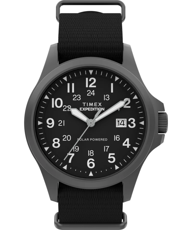 Expedition® Field Post Solar 41mm Eco-Conscious Fabric Strap Watch