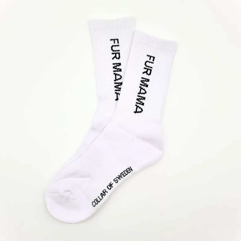 Calcetines de tubo blancos - Fur Mama