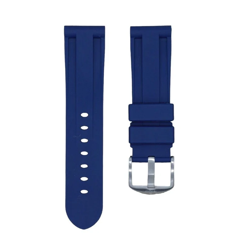 Blue Rubber Strap -iwatch-