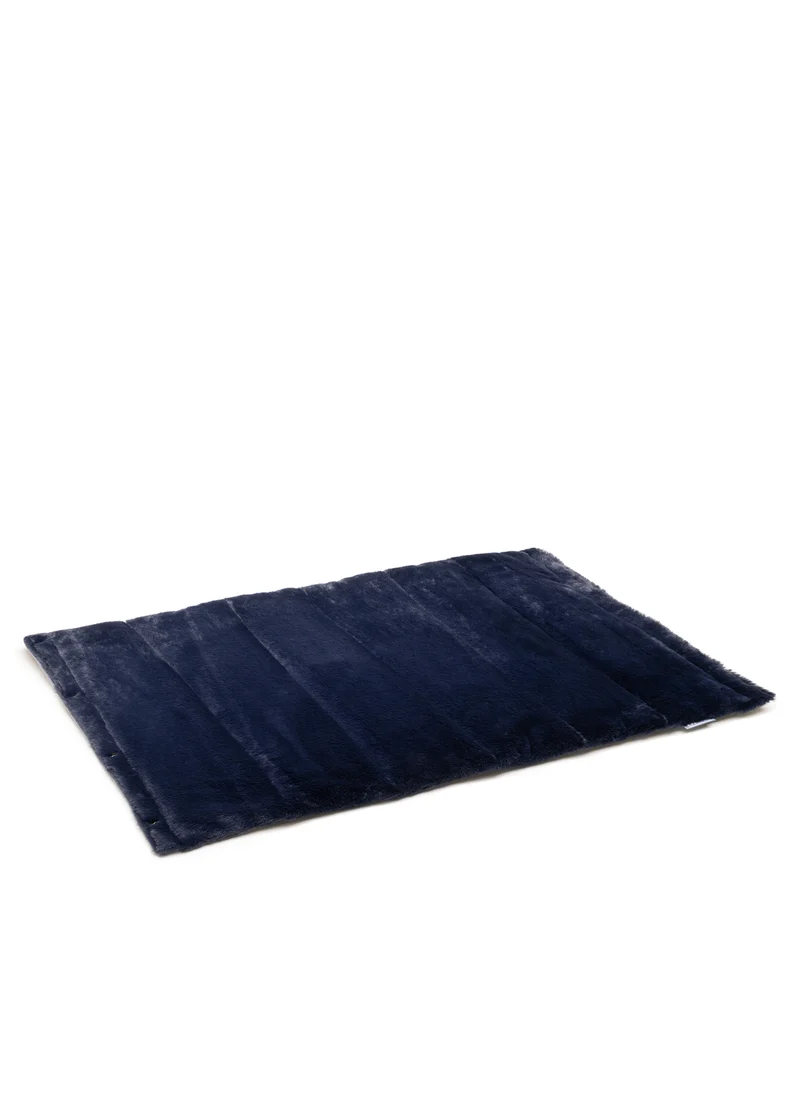 ROLL BED - FURRY DEEP BLUE