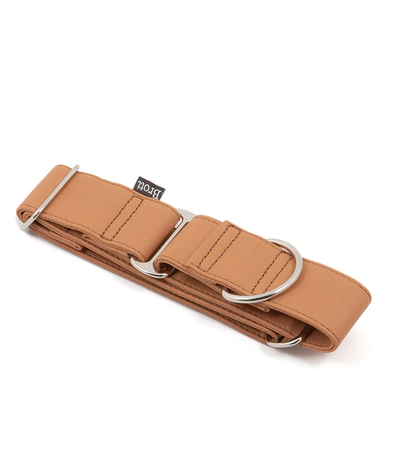 Collar Galgo Essence Camel silver
