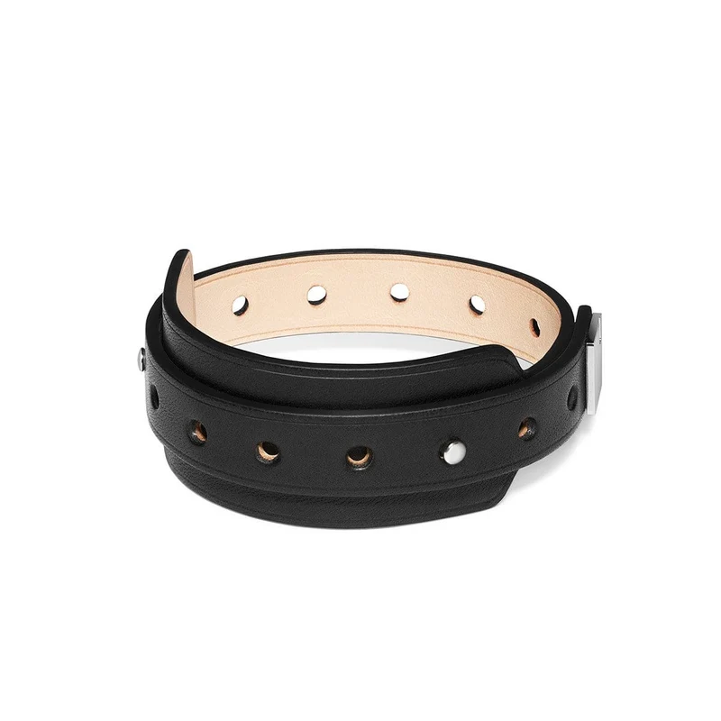Pulsera de cuero negro | VIP