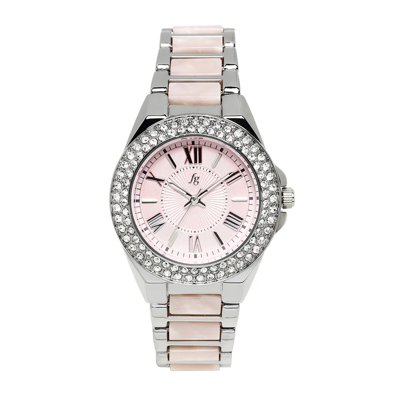 Reloj Fg Barcelona Corse Plateado Rosa