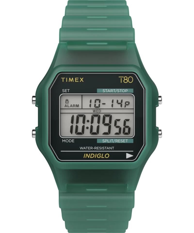 Timex T80 34mm Resin Strap Watch
