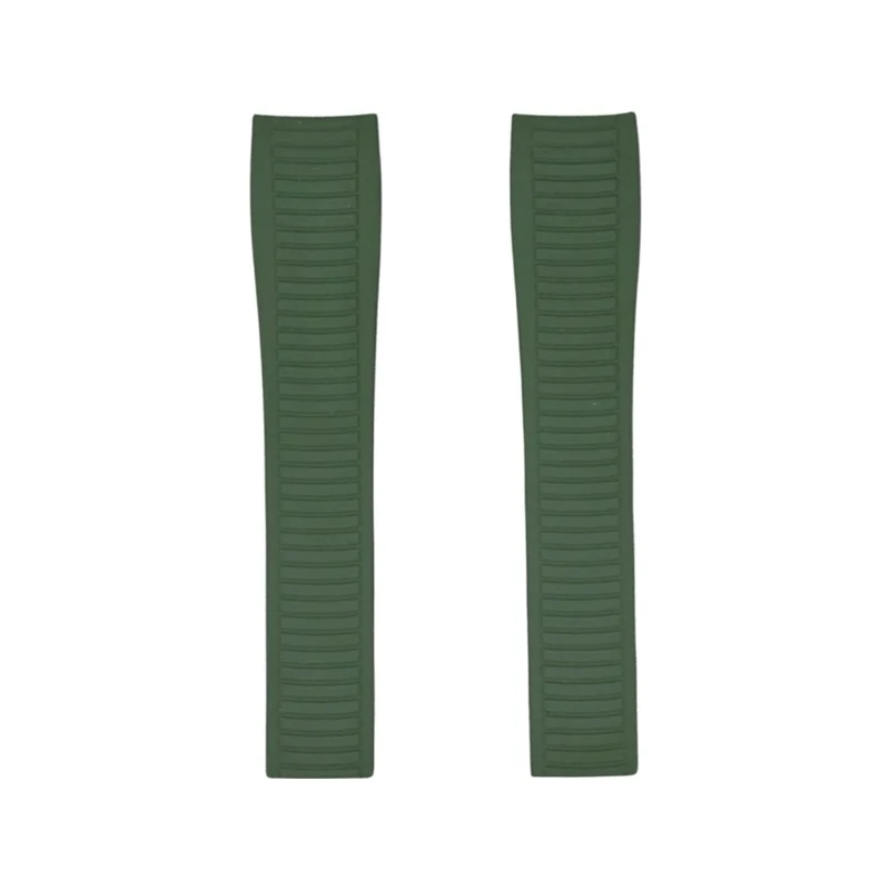 FKM Vulcanized Green Rubber Strap for Patek Aquanaut