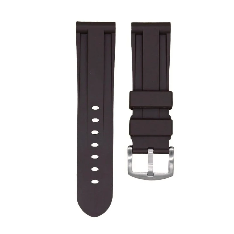 Brown Rubber Strap -iwatch-