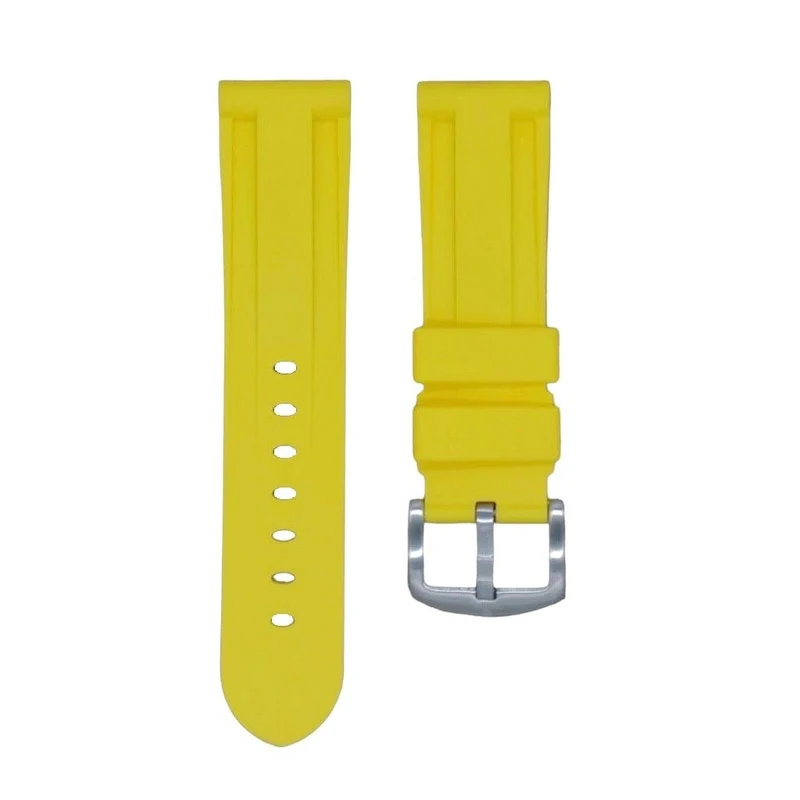 Yellow Rubber Strap -iwatch-