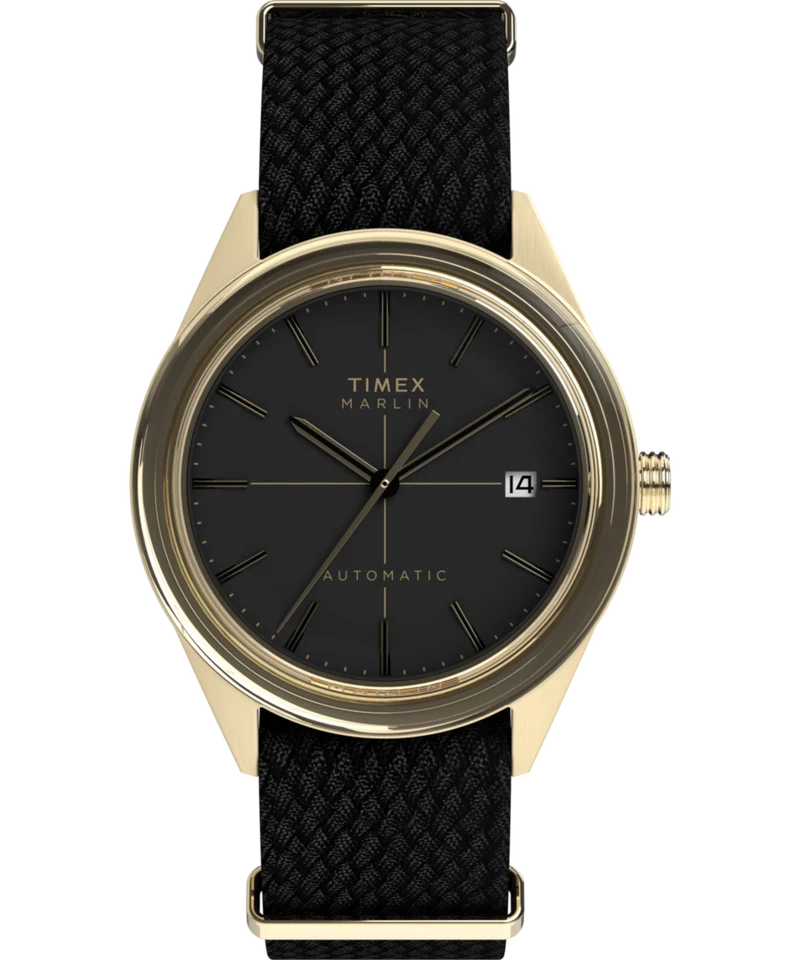 Marlin® Jet Automatic 38mm Fabric Strap Watch