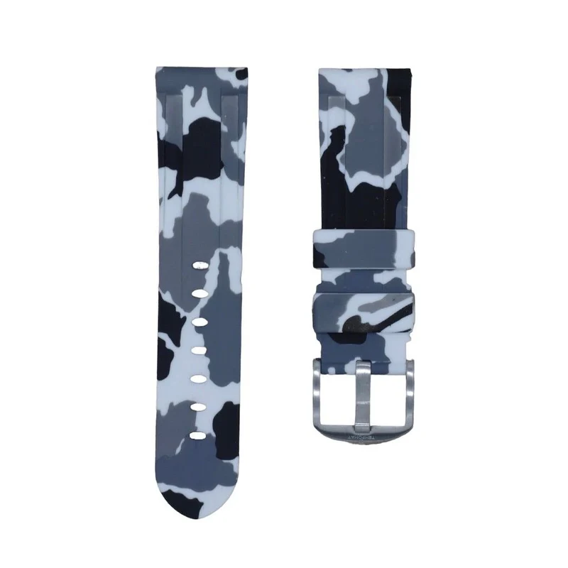 White Camo Rubber Strap -iwatch-