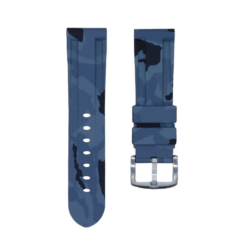 Grey Camo Rubber Strap -iwatch-