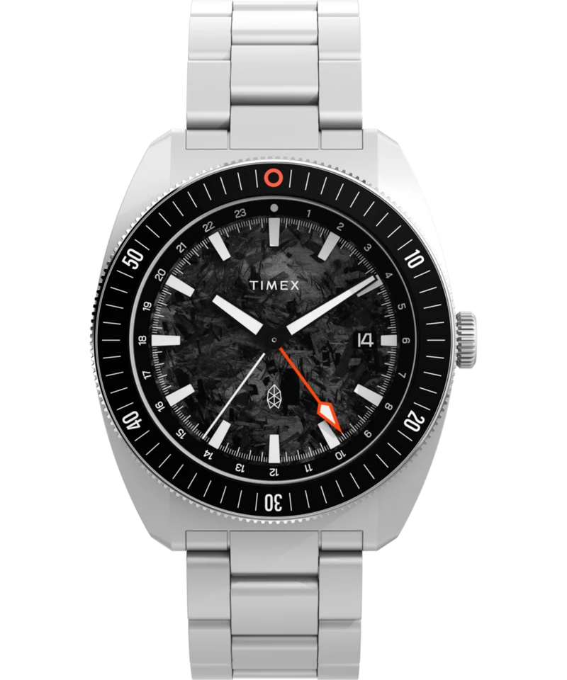 The James Brand x Timex Automatic GMT 41mm Watch Gift Set