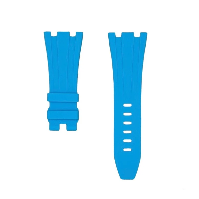 Blue Marbella Rubber Strap for AP 42mm