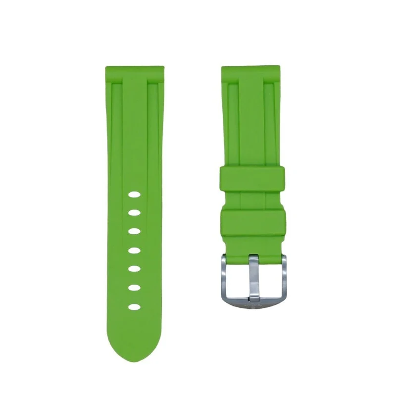 24mm Lime Rubber Strap