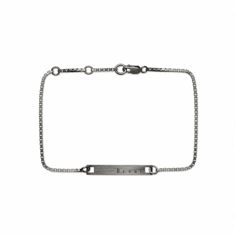 Pulsera de plata negra | SLIM