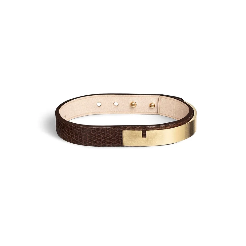 Pulsera de cuero moca iguana | U'TURN.9