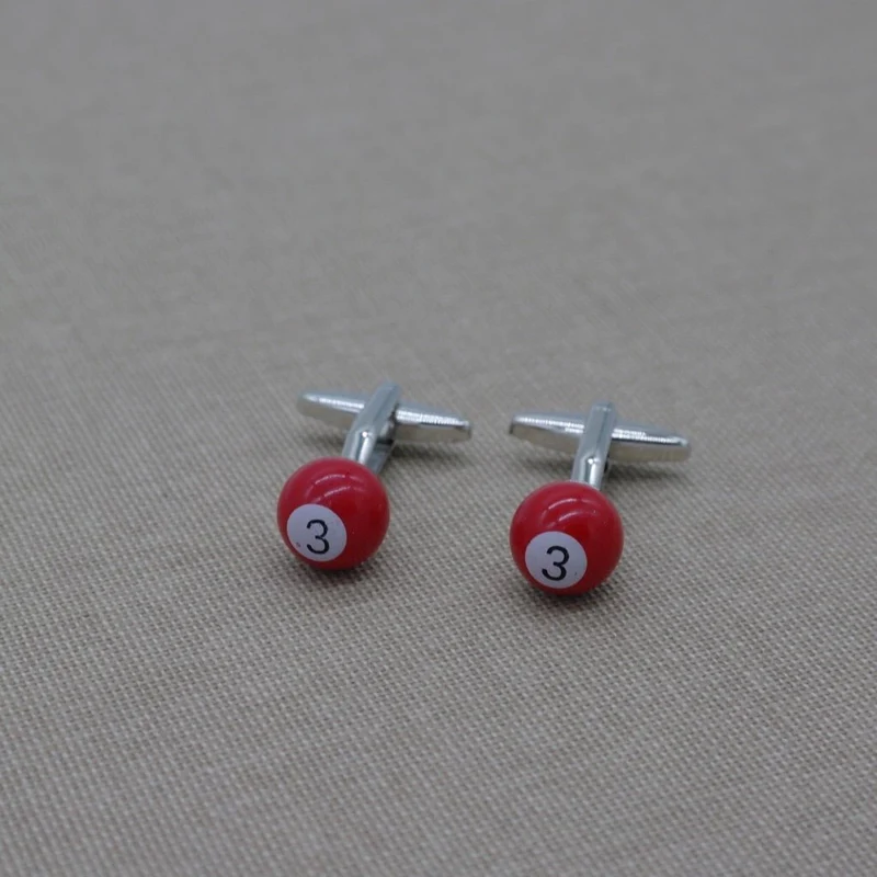 Red Billiard Cufflinks
