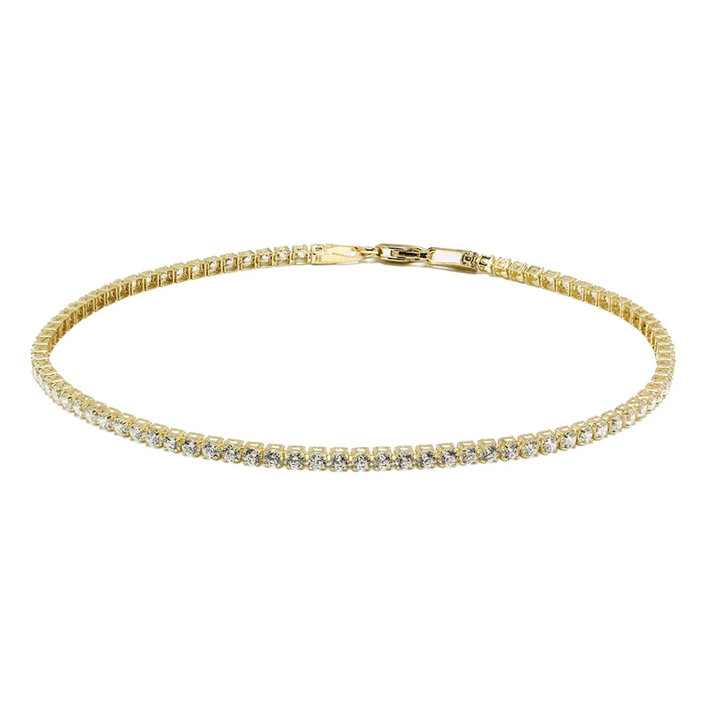 Pulsera Rivière Francis de Oro de 9 Quilates con Circonitas