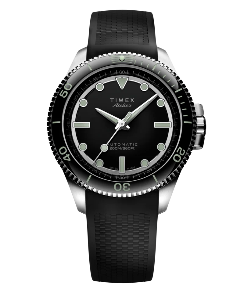 Timex Atelier Marine M1a 41mm Swiss Made Automatic NBR Synthetic Rubber Strap