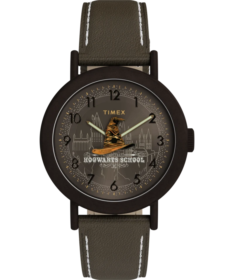 Harry Potter x Timex Weekender Sorting Hat 37mm Leather Strap Watch