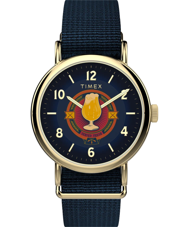 Harry Potter x Timex Weekender Butterbeer 40mm Fabric Strap Watch