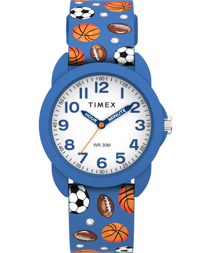 Timex Kids Time Teacher 30mm Silicone Strap Watch