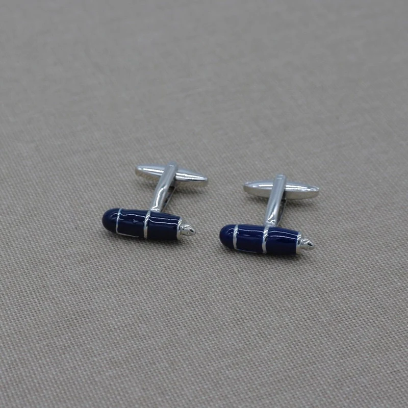 Blue Pen Cufflinks