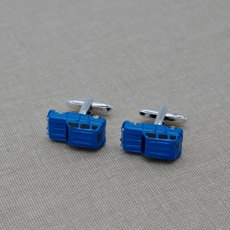Blue Car Cufflinks