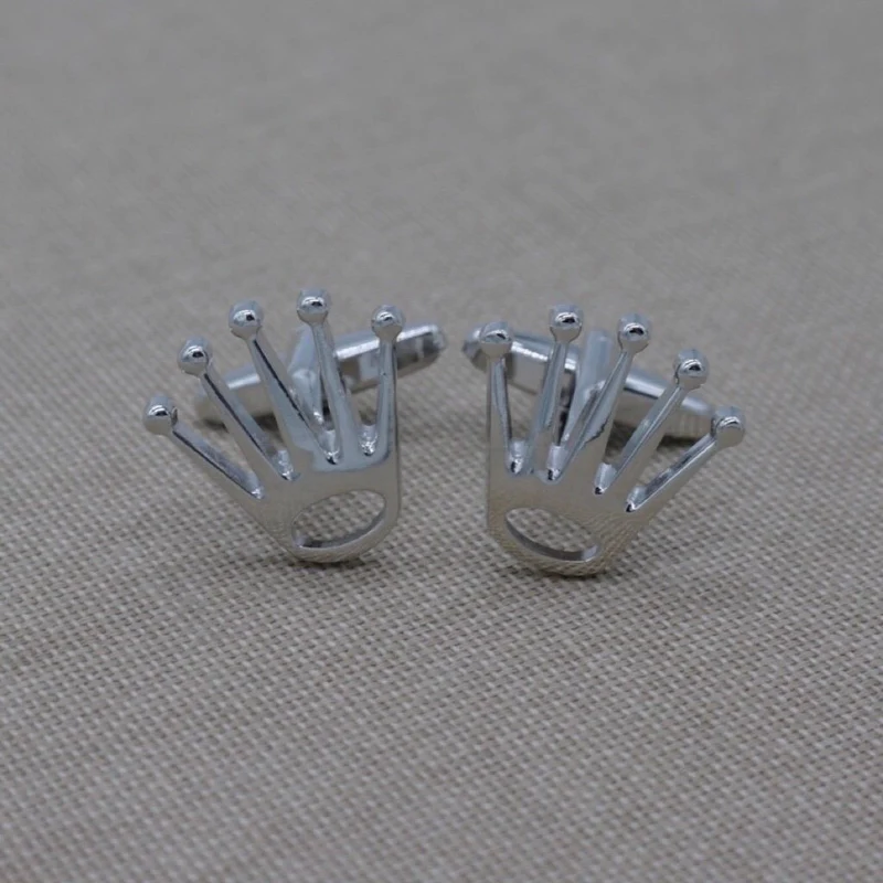 Silver Crown Cufflinks