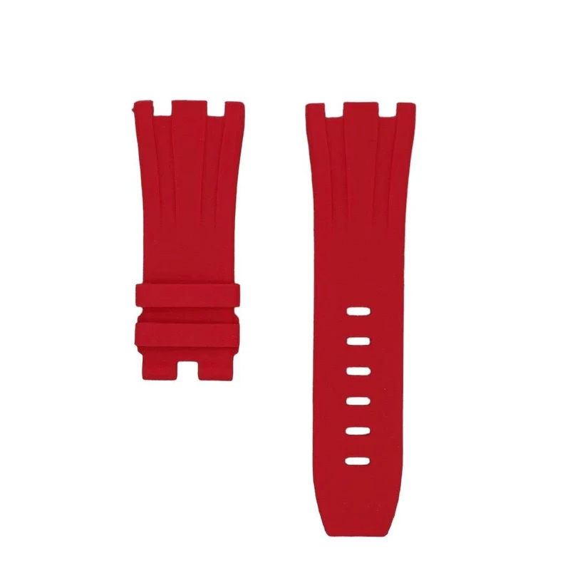 Red Rubber strap for AP 44mm