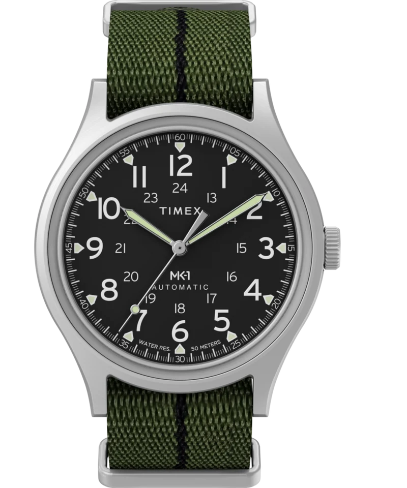 MK1 Automatic 40mm Fabric Strap Watch