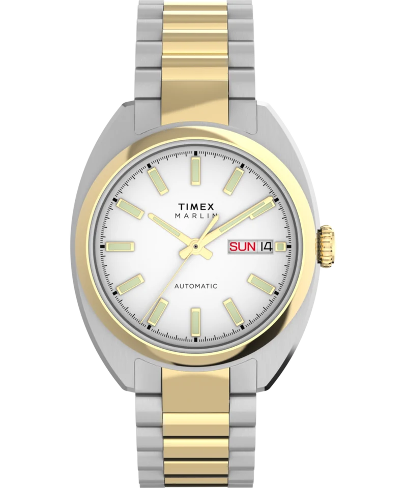 Marlin® Draper Automatic 37mm Stainless Steel Bracelet Watch