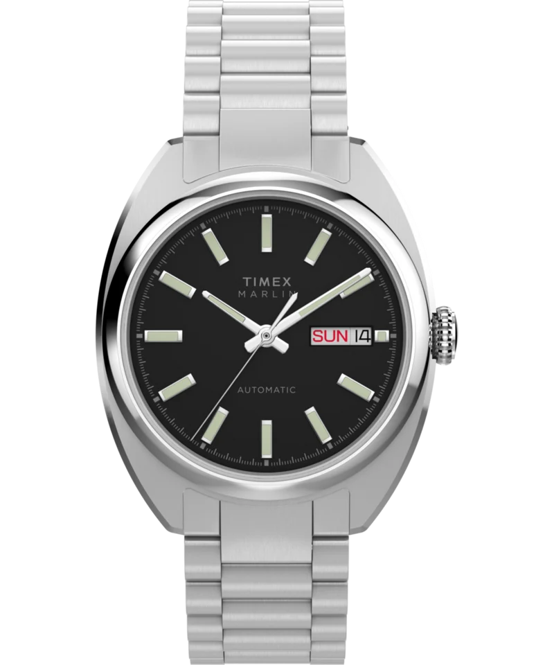 Marlin® Draper Automatic 37mm Stainless Steel Bracelet Watch