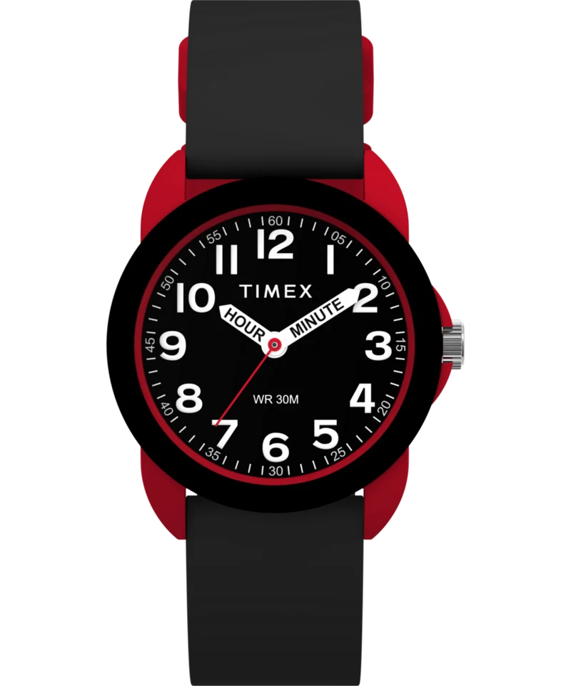 TIMEX TIME MACHINES® 30mm Silicone Strap Watch