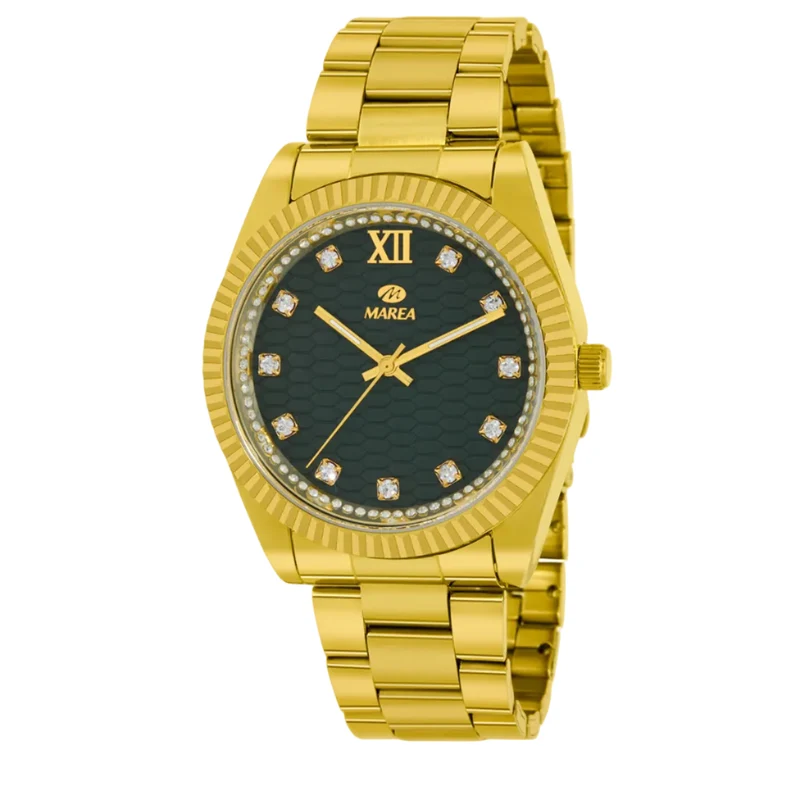 Reloj de Mujer Marea con Brazalete de Acero Dorado