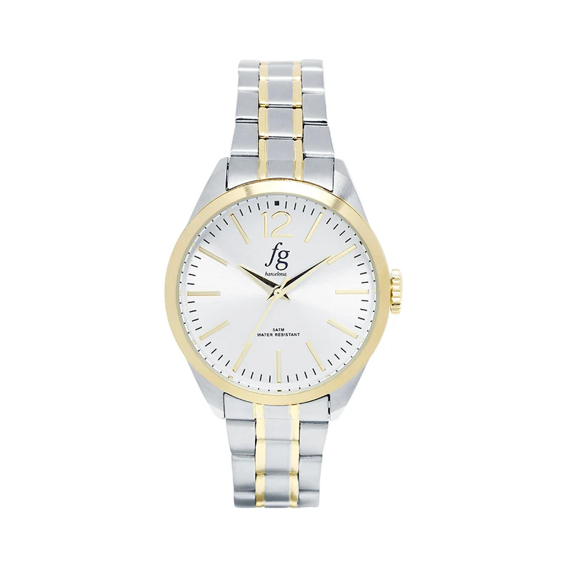 Reloj FG Classic con Correa de Acero Bicolor