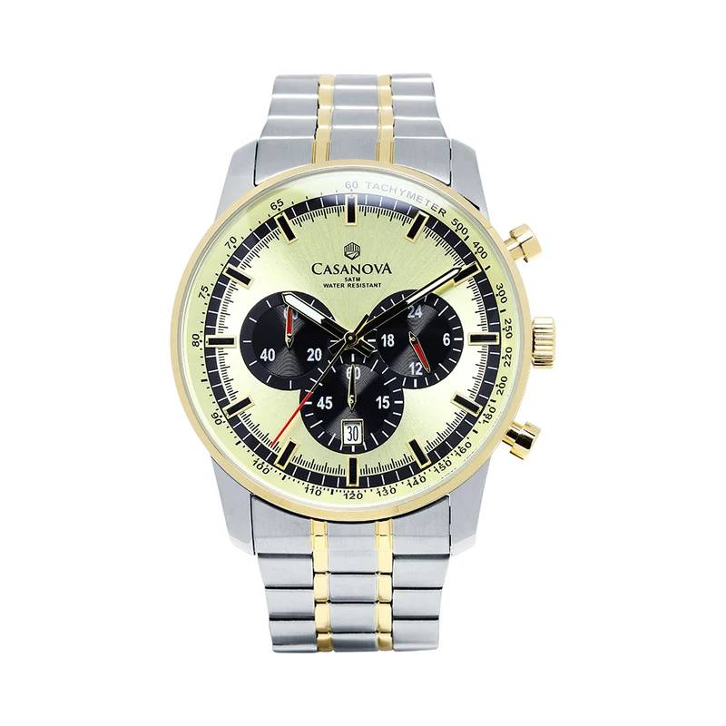 Reloj de Hombre Casanova Chrono con Correa Bicolor